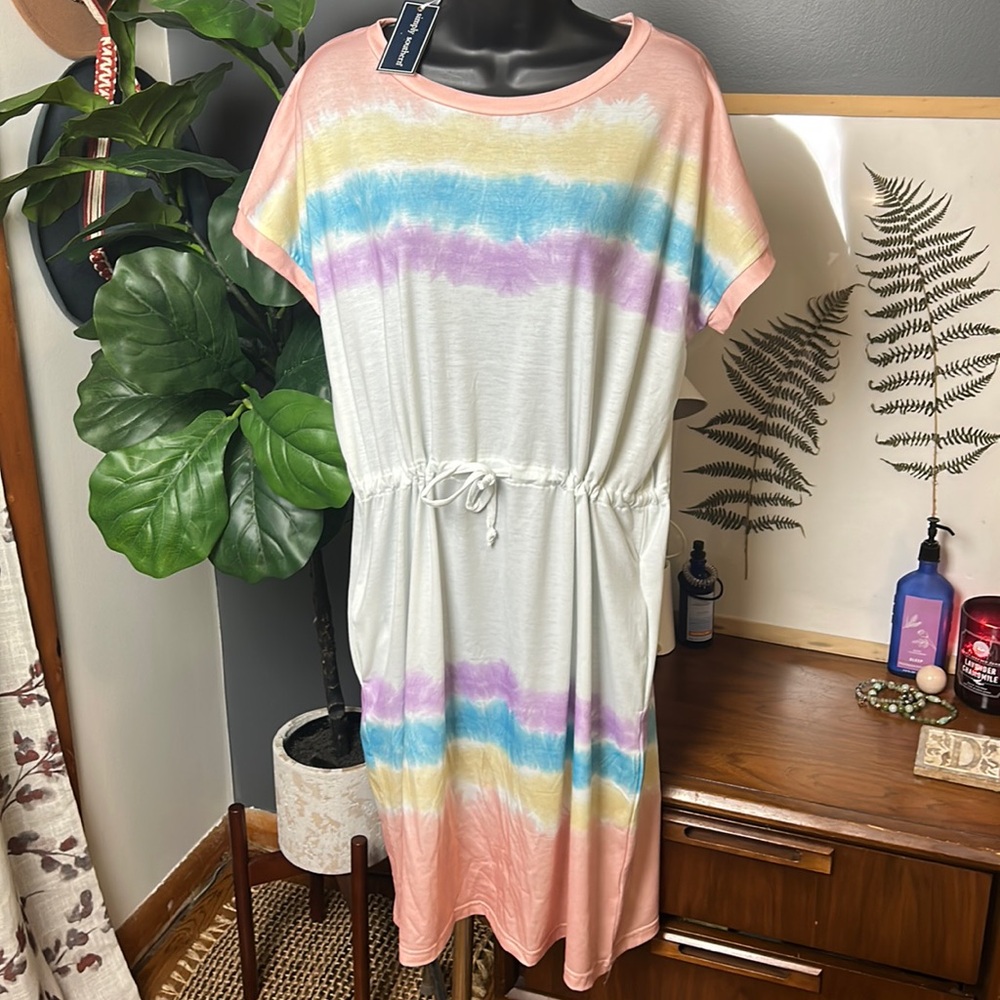 NEW Simply Southern Oversized Tye Dye Dress